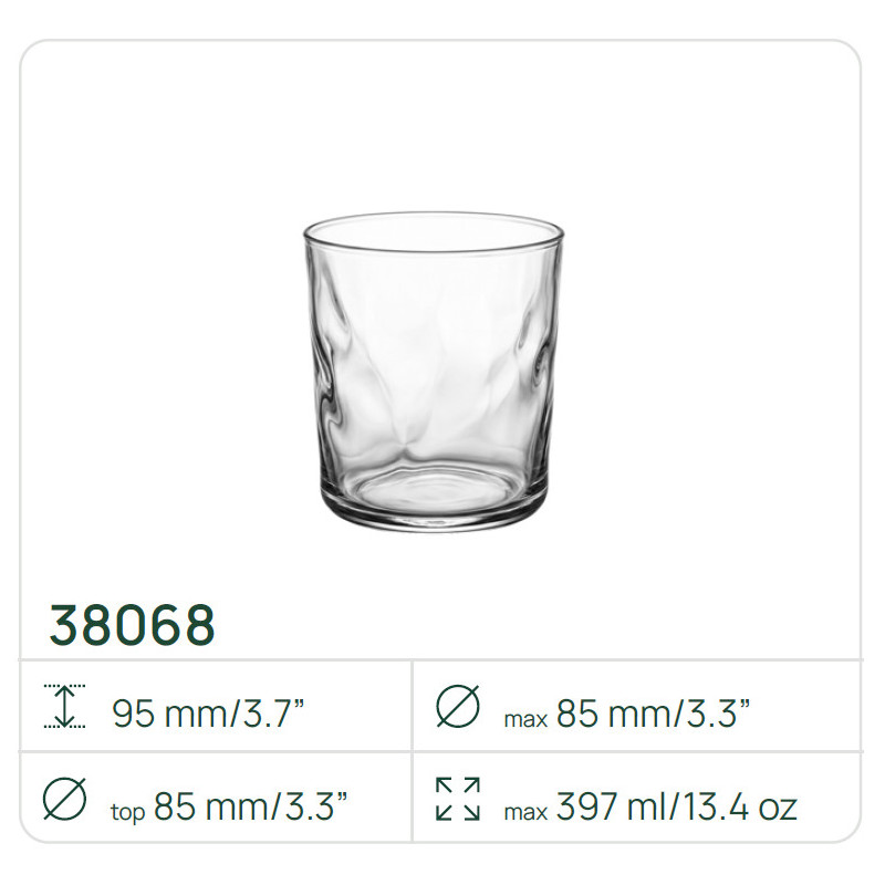 Pojemnik na świece Nubo, świecznik H-95 mm, D-85 mm, 397 ml